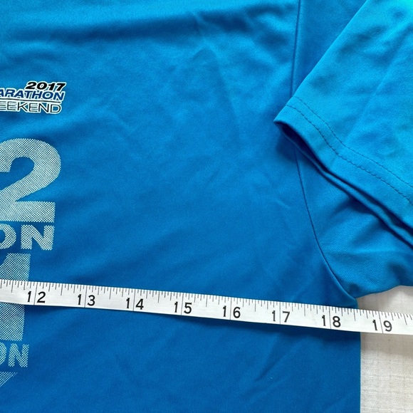 Augusta Sportswear RXR Long Island Marathon 2017 T-Shirt short sleeves size M - Picture 5 of 5